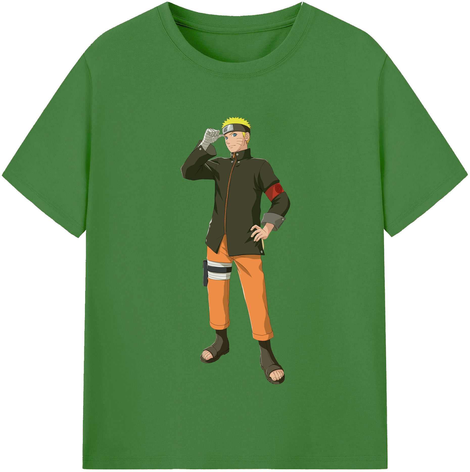 （画像用） NARUTO -ナルト- うずまき ナルト Uzumaki Naruto レディースカジュアルプリントTシャツ（綿100％）
